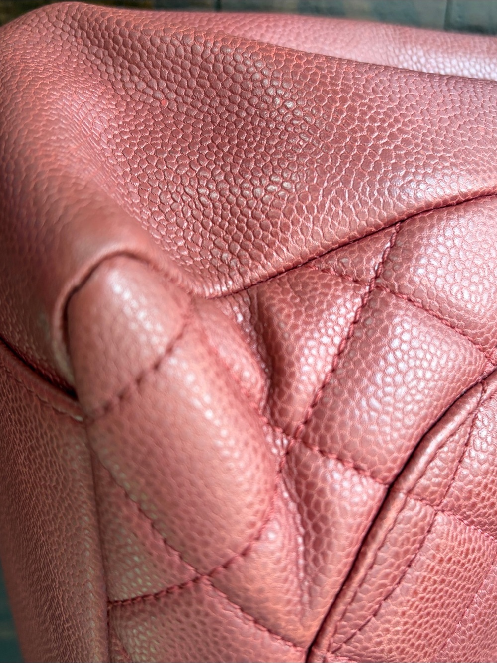 Chanel Pink Quilted Leather Tote Bag - Picture 8 of 14